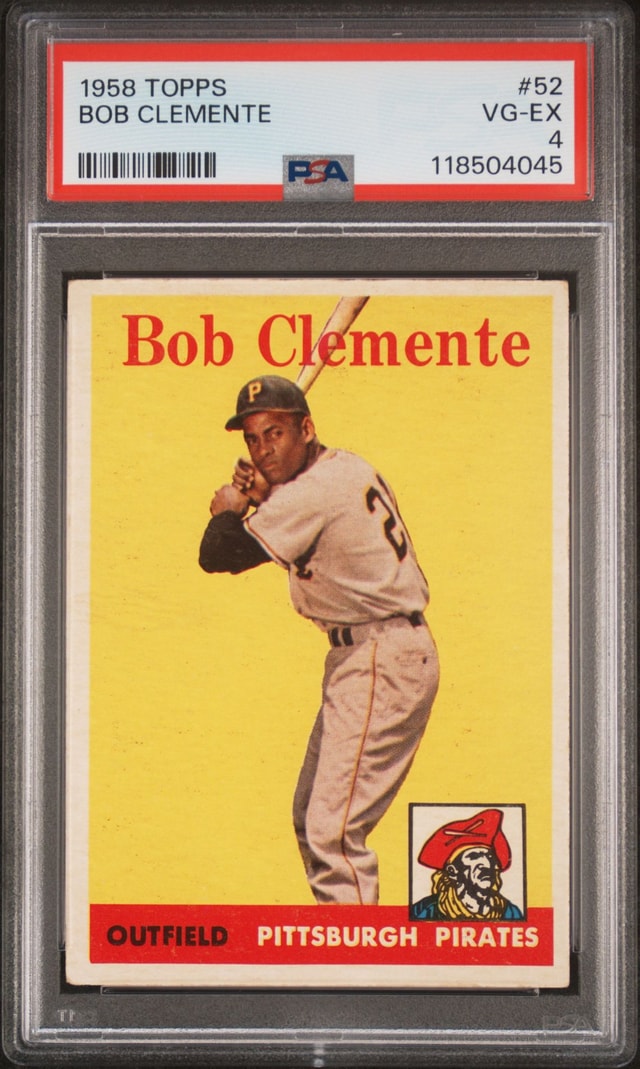 1958 Topps Roberto Clemente PSA 4